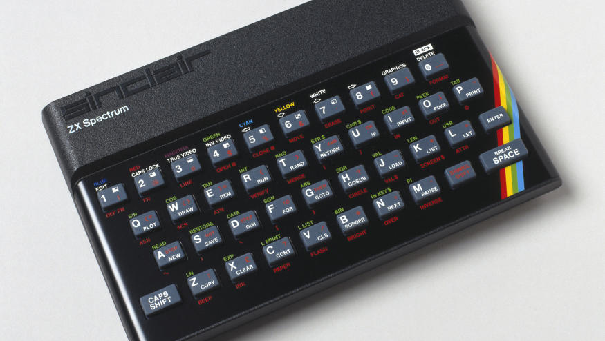 UNITED KINGDOM - DECEMBER 01: Clive Sinclair introduced the ZX Spectrum into the marketplace in August 1982. Sinclair's aim was to provide an upgraded version of his original ZX81, which would be able to compete with the colour graphics of the recently introduced Atari, Commodore and Acorn computers. The ZX Spectrum was the company's most significant commercial success and enabled Sinclair Research to achieve market dominance in the UK in the early 1980s. The model shown has 48K of RAM. (Photo by SSPL/Getty Images)